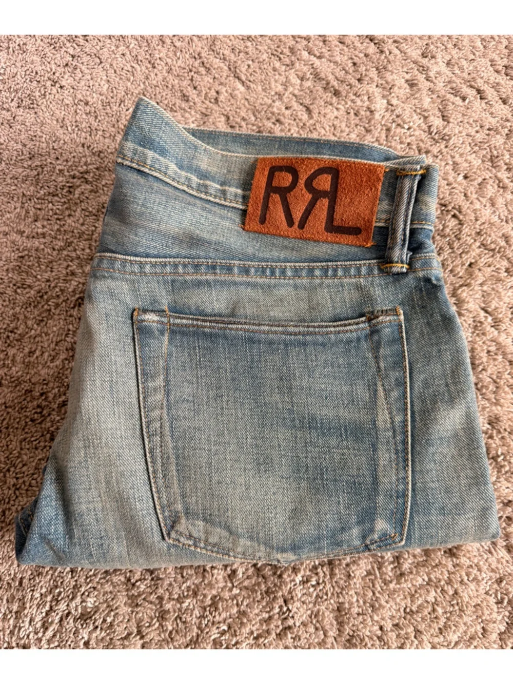 Ralph Lauren Double RL RRL Japanese Selvedge Distressed Denim Jeans - Picture 1 of 4
